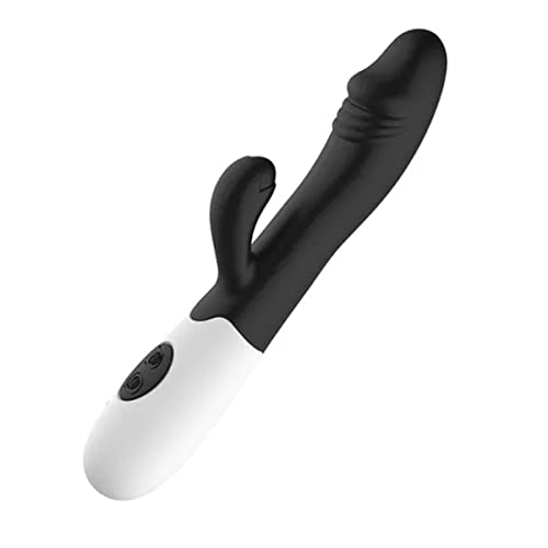 MOPO LLC Realistic Rabbit Vibrator Dildo for Women Vaginal Health G Spot Vibrator, Waterproof G Spot Stimulator for Beginners Rechargeable Adult Toys Black