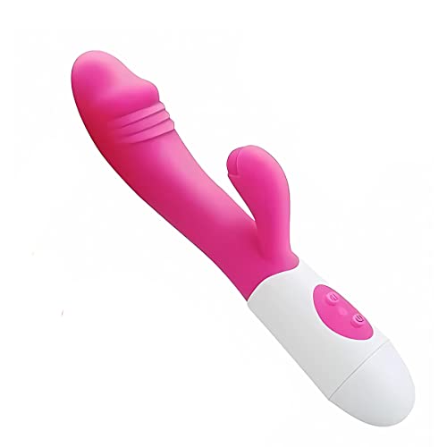 MOPO LLC Realistic Rabbit Vibrator Dildo for Women Vaginal Health G Spot Vibrator, Waterproof Clitoral Stimulator for Beginners Rechargeable Adult Sex Toys Pink